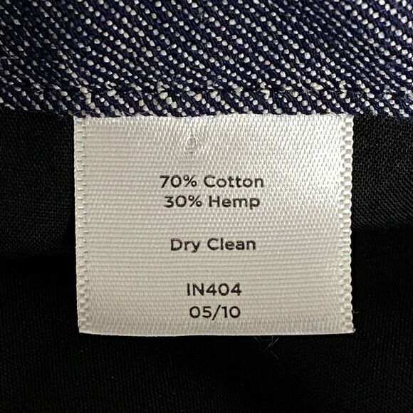 Talbots  Signature Straight Cotton Hemp Pants Women's Size 10 - Picture 7 of 9